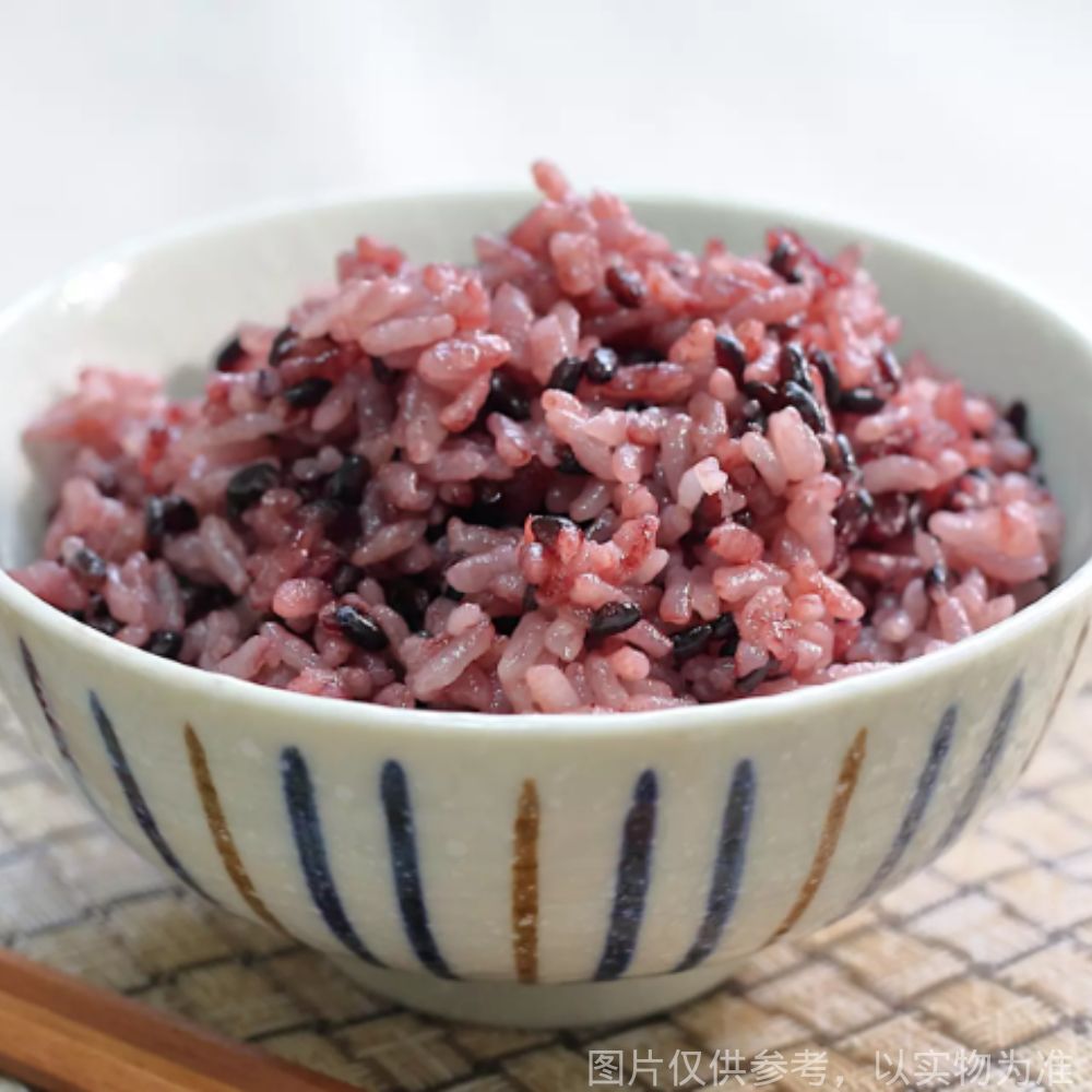 米饭 Steamed White and Black Rice